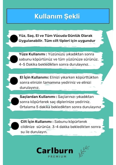 Carlburn Kabak Lifli Beyaz Pirinç Sabunu 3 x 100 G