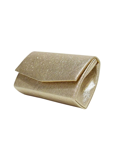 Smooth Bags Kristal Gold Kadın Abiye El Çantası Ve Zincir Omuz Askılı Omuz Çantası Altın