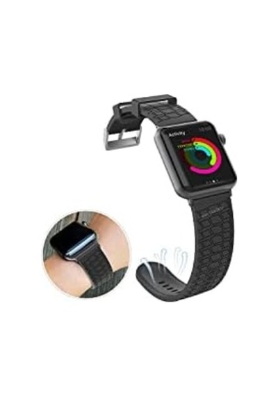 Apple Watch Uyumlu Silikon Kayış 38-40-41-42mm Yumuşak Terletmeyen Spor Günlük Kullanım Apple Watch Band