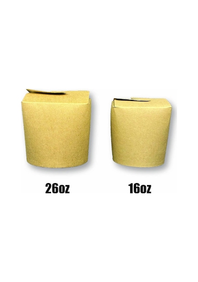 500 Adet 16 Oz Kraft Döner Box