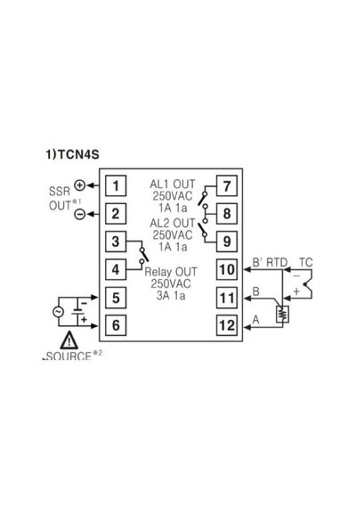 Autonics Tcn4s-24r ,48x48mm 110v..220vac Pt100/tc Röle/ssr Isı Kontrol