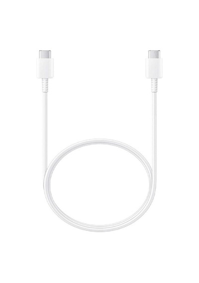 Samsung Uyumlu Ep-dn980 Usb-c To Usb-c 3a 25w Hızlı Şarj Ve Data Kablosu 1 Metre Beyaz