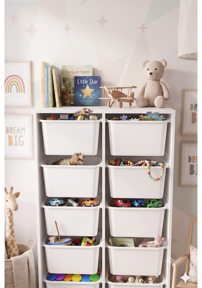 10 Adet Büyük Çekmeceli 136 Cm Beyaz Çocuk Odası Oyuncak Dolabı Ve Çok Amaçlı Saklama Ünitesi - Depolayıcı Düzenleyici Organizer 10 Adet Büyük Çekmeceli 136 Cm Beyaz Çocuk Odası Oyuncak Dolabı Ve Çok Amaçlı Saklama Ünitesi - Depolayıcı Düzenleyici Organizer