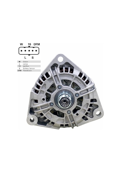 24v Alternatör Dinamo 100 A 5 Fiş Soketli W-l-15-s-dfm Mercedes Axor/varıo/actros 2003