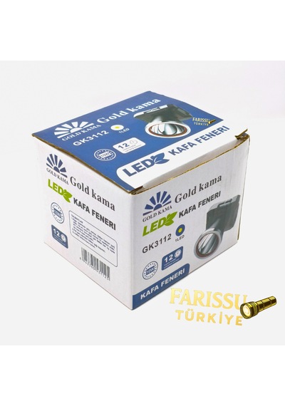 Gk3112 Led Kafa Feneri 10w Type-c Şarjlı 2000 Lümen 3 Modlu 800 Metre Güçlü Aydınlatma Kahverengi