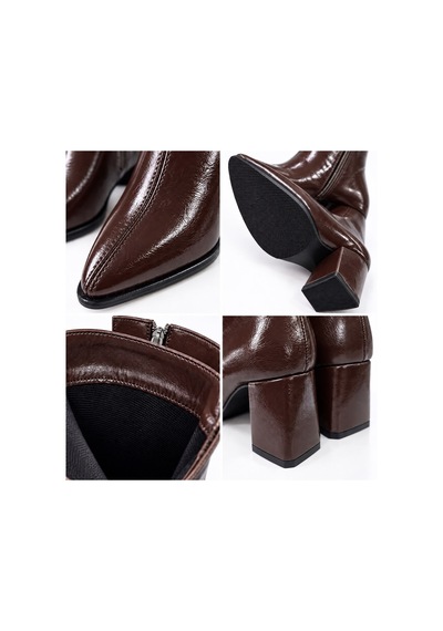 Dabab Shoes Yona Kadın Acı Kahve Kırışık Rugan Sivri Burun Ön Dikiş Detaylı Fermuarlı İçi Sıcak Astarlı 7 Cm Kalın Topuklu Bot Bootie Acı Kahverengi Dabab Shoes Yona Kadın Acı Kahve Kırışık Rugan Sivri Burun Ön Dikiş Detaylı Fermuarlı İçi Sıcak Astarlı 7 Cm Kalın Topuklu Bot Bootie Acı Kahverengi