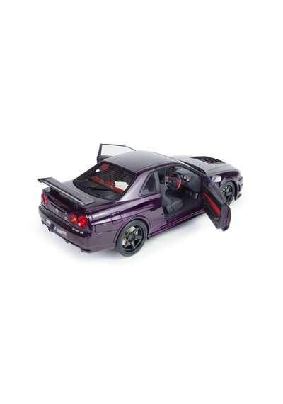 1:18 Ölçek Solido 1999 Nissan Skyline R34 Gt-r Z Tune Diecast Metal Minyatür Model Araba 25cm