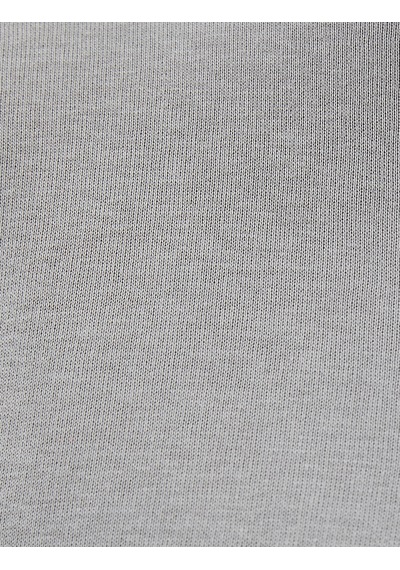 Koton Yarım Fermuarlı Sweatshirt Basic Dik Yaka Ribanalı Uzun Kollu Şardonlu Gri 4sam70002mk Gri