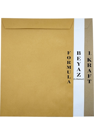 Zarf A4 Boyutunda Kraft Torba Zarf 24x32 Cm - 50 Adet