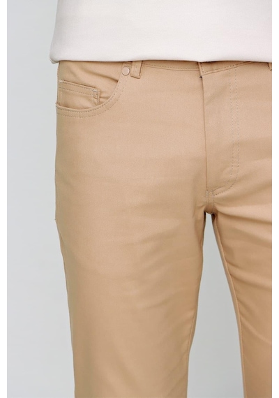 Efor P 1089 Slim Fit Camel Spor Pantolon Camel