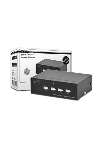 Ds-45100-1 Dıgıtus Vga Switch 4 Bilgisayar - 1 Monitör