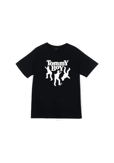 Stoned&Fame Unisex Siyah Tommy Boy Baskılı T-shirt SIYAH Siyah