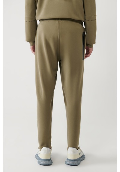Avva Erkek Haki Soft Touch Fermuar Paçalı Regular Fit Jogger Eşofman Altı A41y3401 Haki