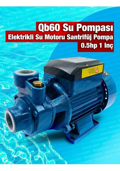 Qb60 Elektrikli Su Motoru 0.5hp 1 Inç Bahçe Pompası Su Pompası 2 Yıl Garaantili Ürün...