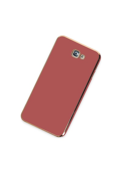 Gld-spt- Newface Samsung Uyumlu Galaxy J7 Prime Kılıf Volet Silikon - Kırmızı