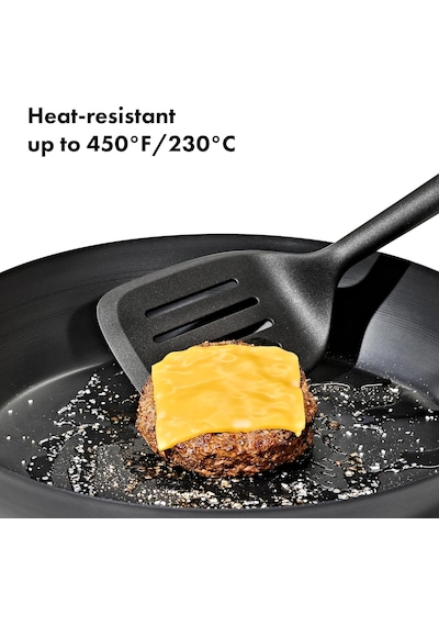 - Good Grips Kare Spatula, Naylon, Siyah Metal