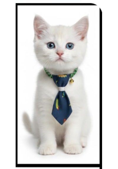 Tırtıl Desen Kravat Kedi Tasma & Yavru Köpek Tasma 13cm-24cm