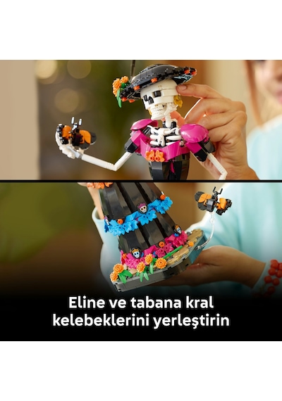 LEGO® Ideas La Catrina 21372 - Yetişkinler için Gerçekçi Detaylar İçeren Temalı Dekoratif Model Yapım Seti (1212 Parça)