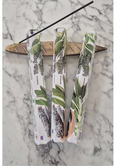 Ada Çayı White Sage Tütsü 3 Paket 60 Adet Çubuk Tütsü