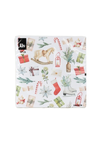 Boyner Evde Kağıt Peçete 33x33cm 16 Adet 3 Desen, 5003097272