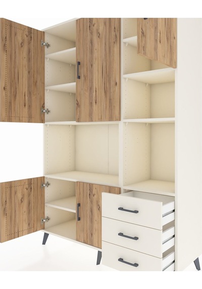 Hyperion Dolap 9 Raflı 3 Çekmeceli 5 Kapaklı 132x44x195 Aytaş... Aytaşı Hyperion Dolap 9 Raflı 3 Çekmeceli 5 Kapaklı 132x44x195 Aytaş... Aytaşı