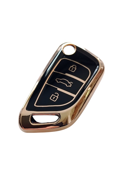 Bmw Tipli Kd Keydiy Nb29 Uyumlu Kumanda Anahtar Kılıfı Oto Anahtarlık Siyah - Gold