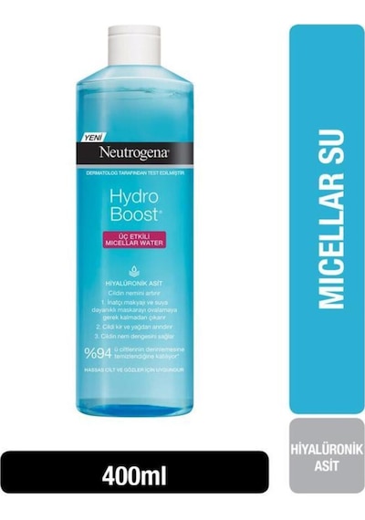 Hydro Boost Üç Etkili Micellar Makyaj Temizleme Suyu 400 Ml