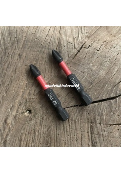 Kln Ph2 Sac Vida Ucu Yıldız Bits Uç 50mm Cobalt Çelik Vida Sıkma Ucu 2pcs