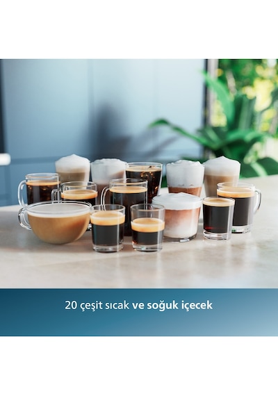 Philips 5500 Serisi Tam Otomatik Espresso Makinesi, Ep5543/90, Beyaz, Gri