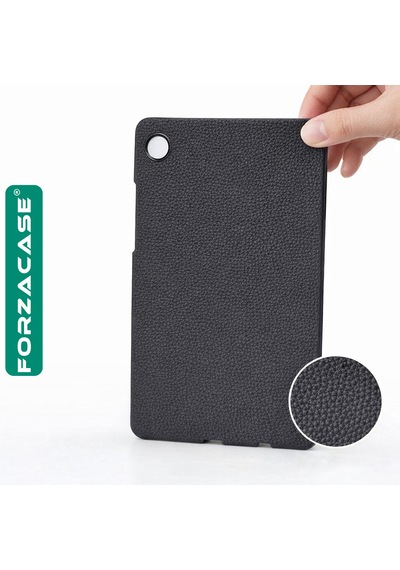 Forzacase Samsung Galaxy Tab A9 8.7 İnç İle Uyumlu Deri Görünümlü Silikon Kapak Kılıf - Fc1259 Arka Kapak