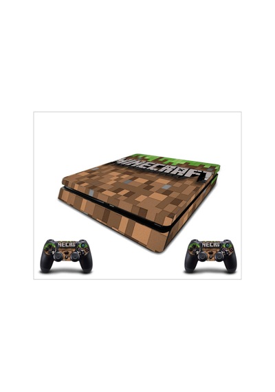 PS4 Slim Minecraft Sticker Seti