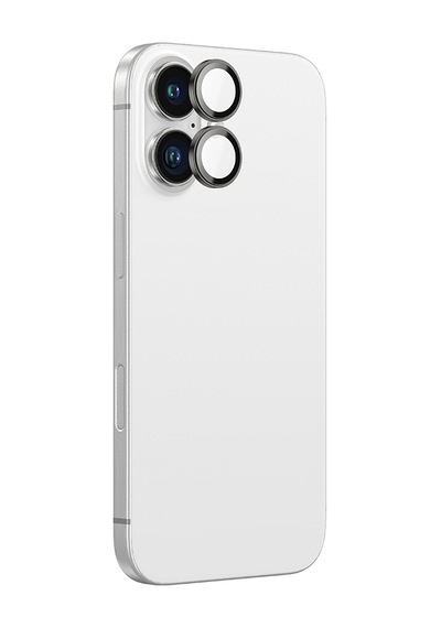 Apple Uyumlu   iPhone 16 Amazingthing Yansıma Önleyici Kamera Lens Koruyucu Uygulama Aparatlı Siyah