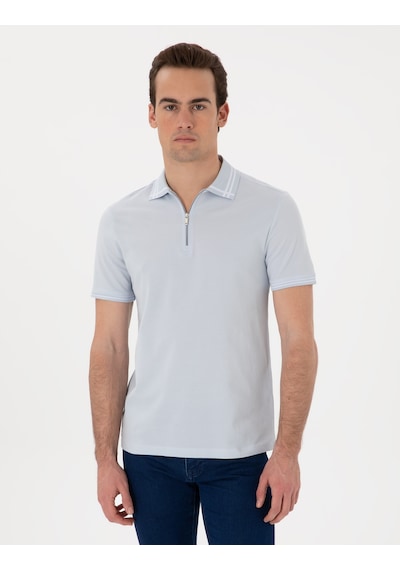 Pierre Cardin Erkek Açık Mavi Tişört 50302607-vr003 Açik Mavi