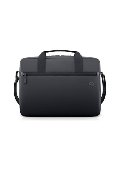 Dell 14-16 Ecoloop Essential Evrak Çantası - Cc3624 - Fermuarlı Ön Cep, Bagaj Geçişi, Ayarlanabilir Omuz Askılı Hafif - Siyah 01