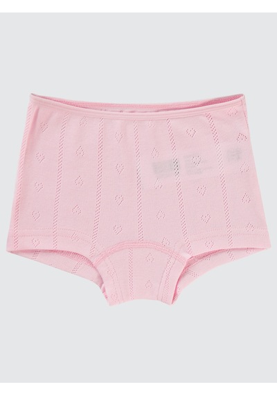 Civil Girls Kız Çocuk 2'li Boxer Set 2-10 Yaş Ekru - Pembe