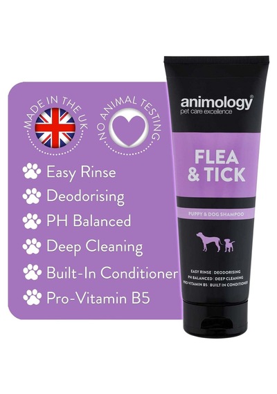 Animology Flea Tick Kene Ve Pire Önleyici Köpek Şampuanı 250 Ml