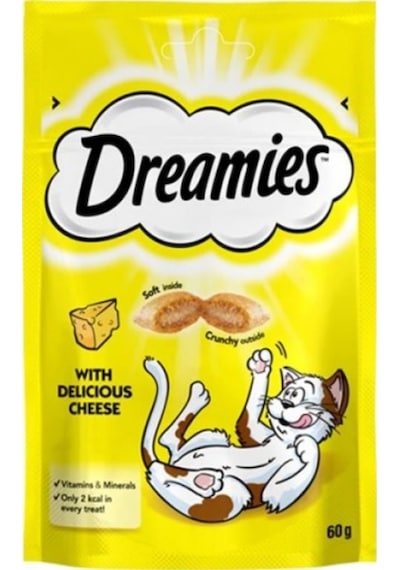 Dreamies Peynirli Kedi Ödül Bisküvisi 60 G