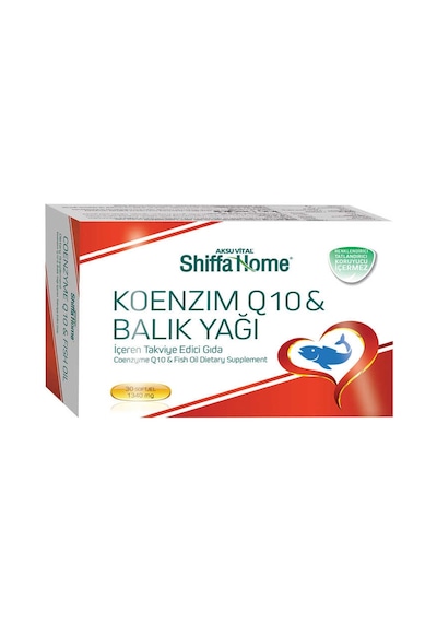 Shiffa Home Koenzım Q10 Omega3 Balık Yağı 30 Softjel