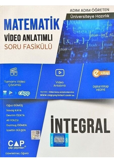 Matematik İntegral Konu Anlatımlı Soru Bankası -  Çap Yayınları