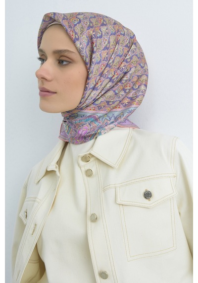 Armine Saf İpek Sura Eşarp-2026 İlkbahar-yaz- 951800d Lila