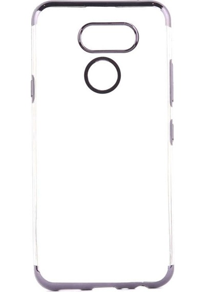 LG Uyumlu K40S Kılıf Zore Dört Köşeli Lazer Silikon Kılıf