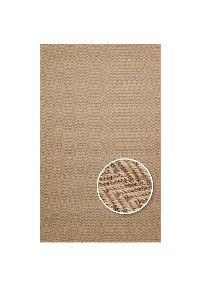 Eko Halı Ventura Vnt 02 Natural Mocha Xw Sisal Görünümlü İç Ve Dış Mekan Uyumlu Hav Vermeyen Modern