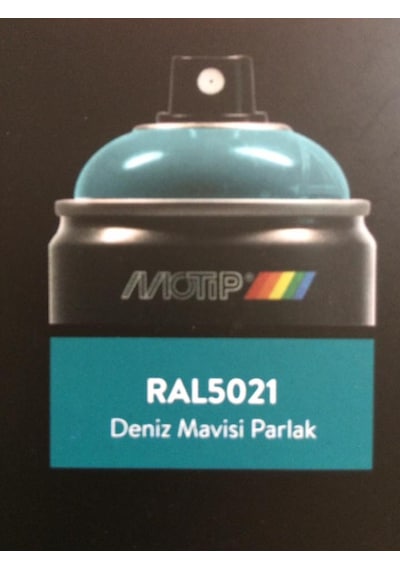 Motip Carat 400 ML Ral 5021 Deniz Mavisi Akrilik Sprey Boya