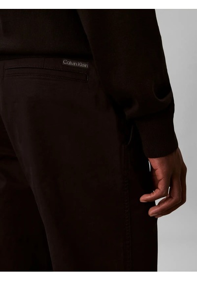 Calvin Klein Slım Comfort Cotton, Ub1 Siyah Erkek Pantolon