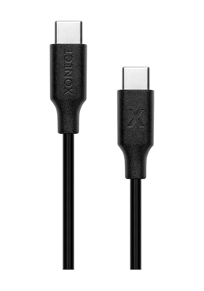 Type-c To Type-c İle Uyumlu İphone Ve Samsung İle Uyumlu Hızlı Şarj Ve Data Kablosu 40 Cm Siya Standart
