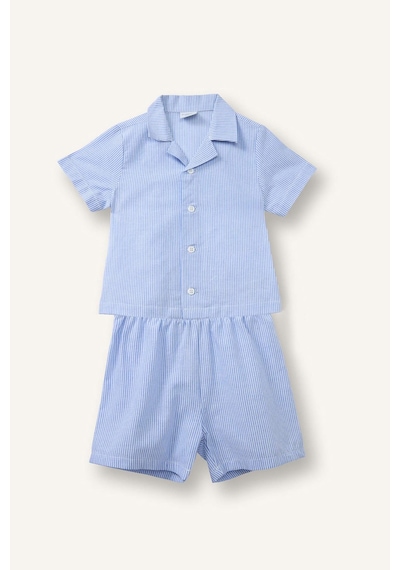 Defacto Poplin 2li Dokuma Pijama Erkek Bebek H4446a526smnv94 Lacivert-nv94