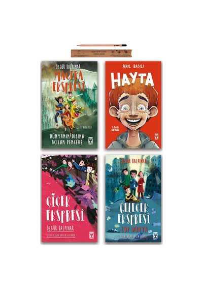 Hayta - Çiçek Ekspresi - Macera Ekspresi - Gelecek Ekspresi Set 4 Kitap