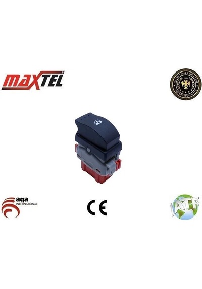 Cam Açma Düğmesi Sol Tekli Master Iı 98-08 6 Fişli