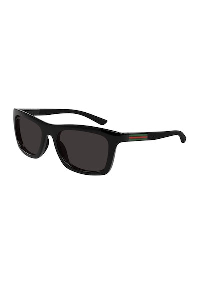 Gucci Gg 1735s 001 54 Erkek Kare Siyah Kemik Güneş Gözlüğü Siyah