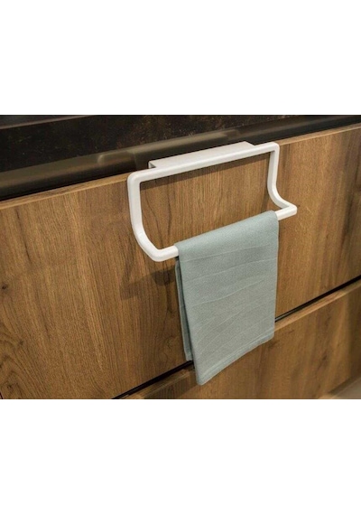 Towel Hanger Dolap Kapağına Asılabilen Havluluk, Havlu Askısı Beyaz Cok Renkli